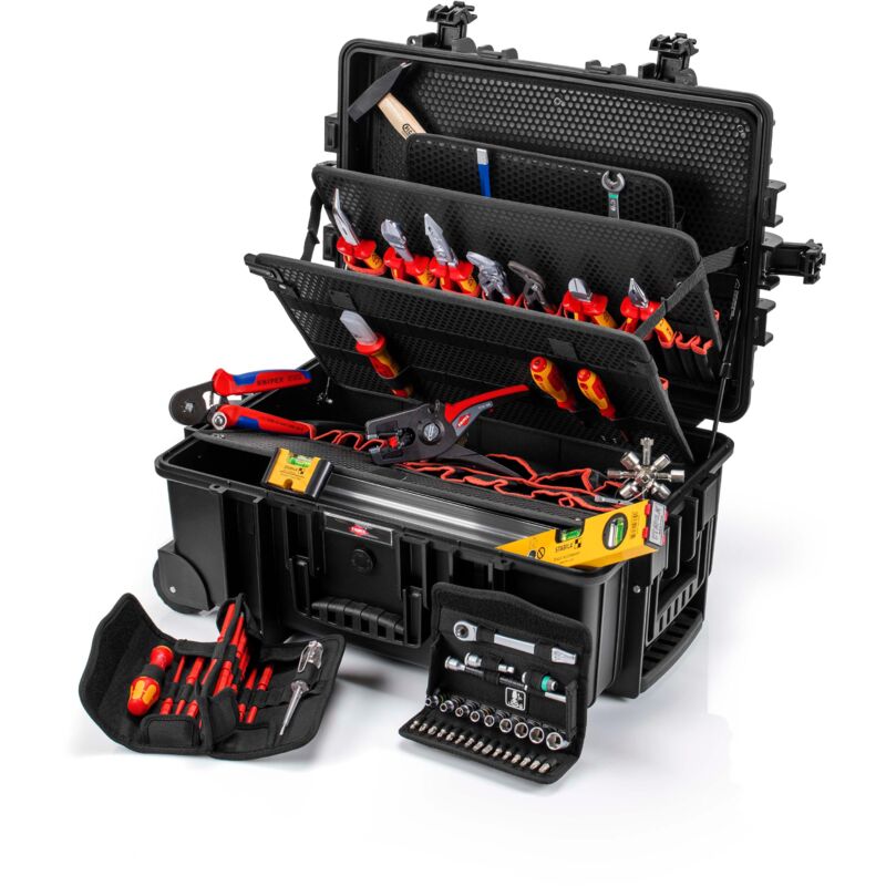 foto del prodotto knipex 00 21 37 valigia portautensili robust45 move elettro 63 pezzi