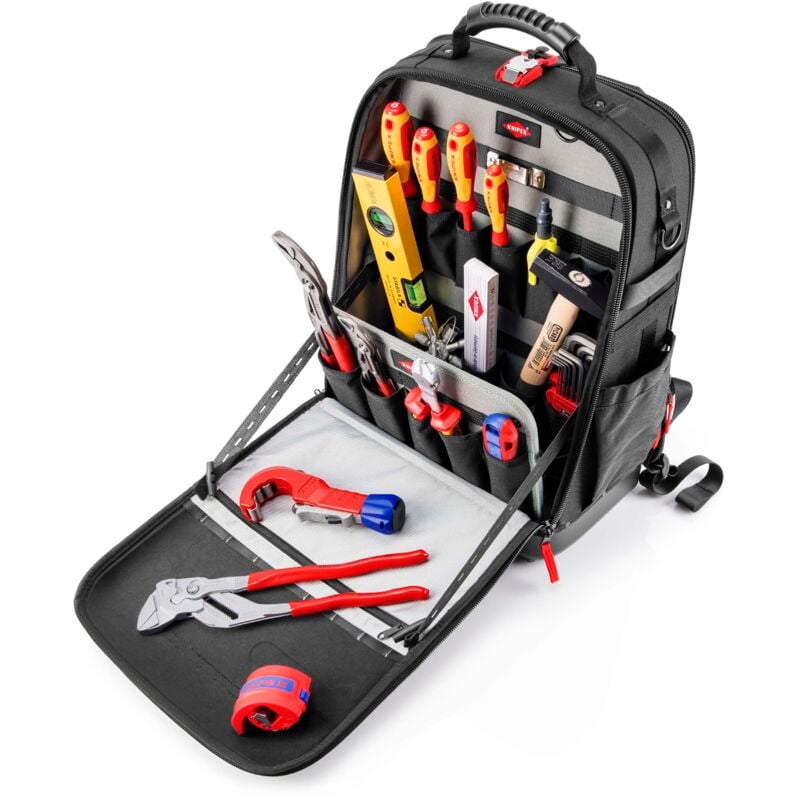 foto del prodotto knipex 00 21 50 s zaino porta attrezzi modular x18 idraulico 17 pezzi
