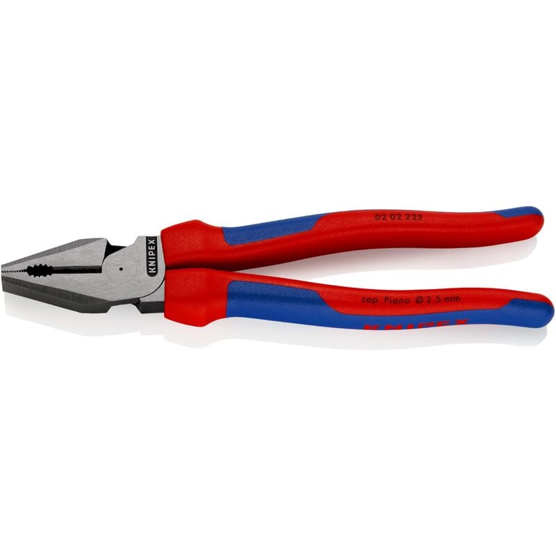 immagine 0 del prodotto knipex 02 02 225 pinza universale tipo forte bonderizzata nera rivestiti in materiale bicomponente 225 mm