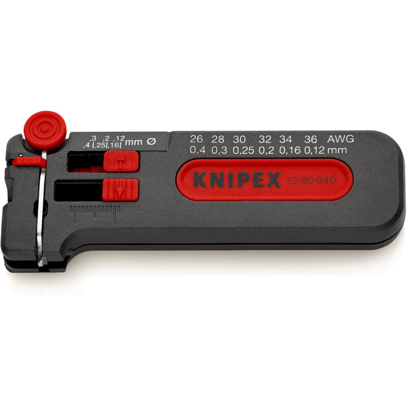 foto del prodotto knipex - 12 80 040 sb mini spelatrice 100 mm