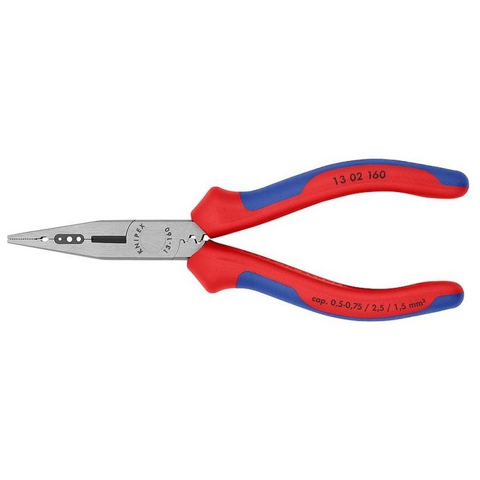 foto del prodotto knipex 13 02 160 pinza multiuso 1 strumenti blu, rosso