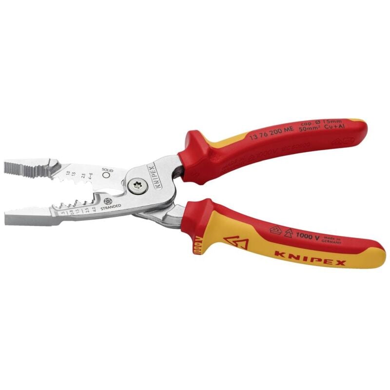 foto del prodotto knipex 13 76 200 me pinza multifunzione 200 mm