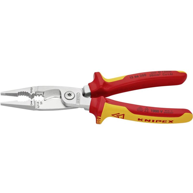 foto del prodotto knipex 13 86 200 13 86 200 pinza multifunzione 50 mm max 0 max 15 mm max 