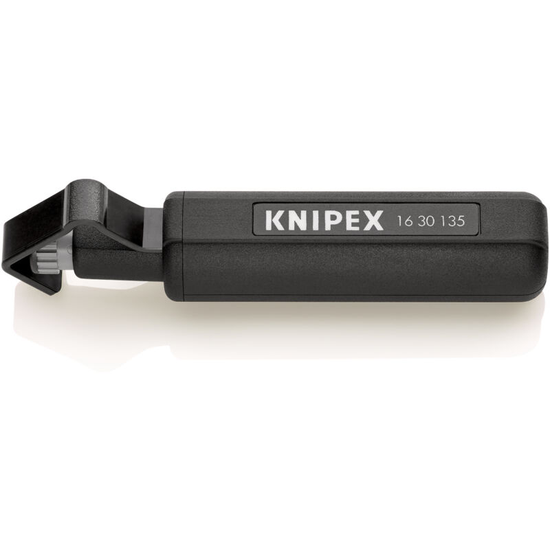 foto del prodotto knipex 16 30 135 sb utensile spelacavi per taglio a spirale corpo in resina sintetica antiurto 135 mm
