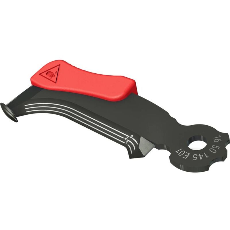 foto del prodotto knipex 16 50 145 e01 lama di ricambio per coltello spelafili