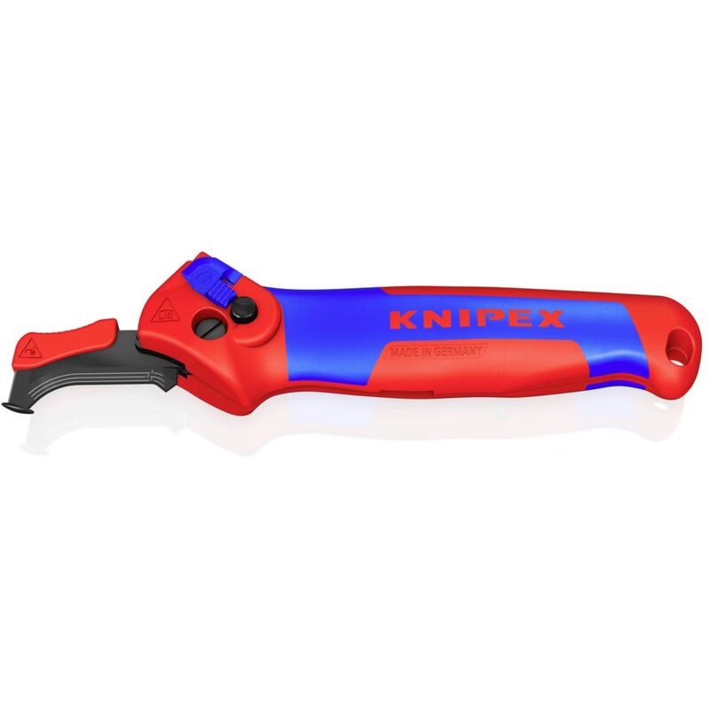 foto del prodotto knipex 16 50 145 sb coltello spelafili adatto per cavi rotondi 7 mm max 