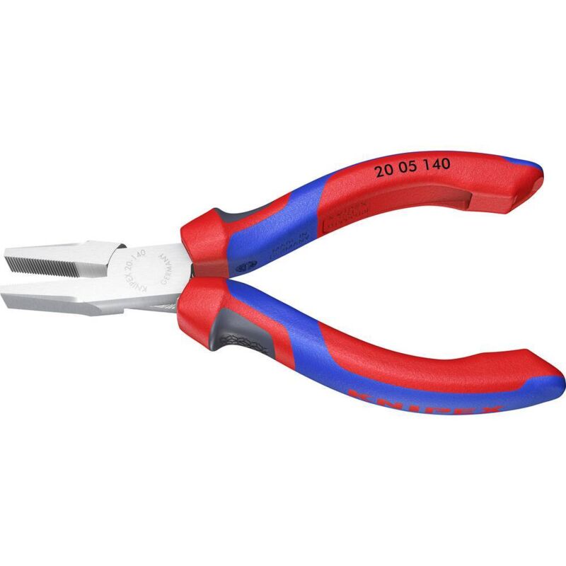 foto del prodotto knipex 20 05 140 officina e meccanica pinza a becchi lunghi dritti acciaio al cromo vanadio 140 mm