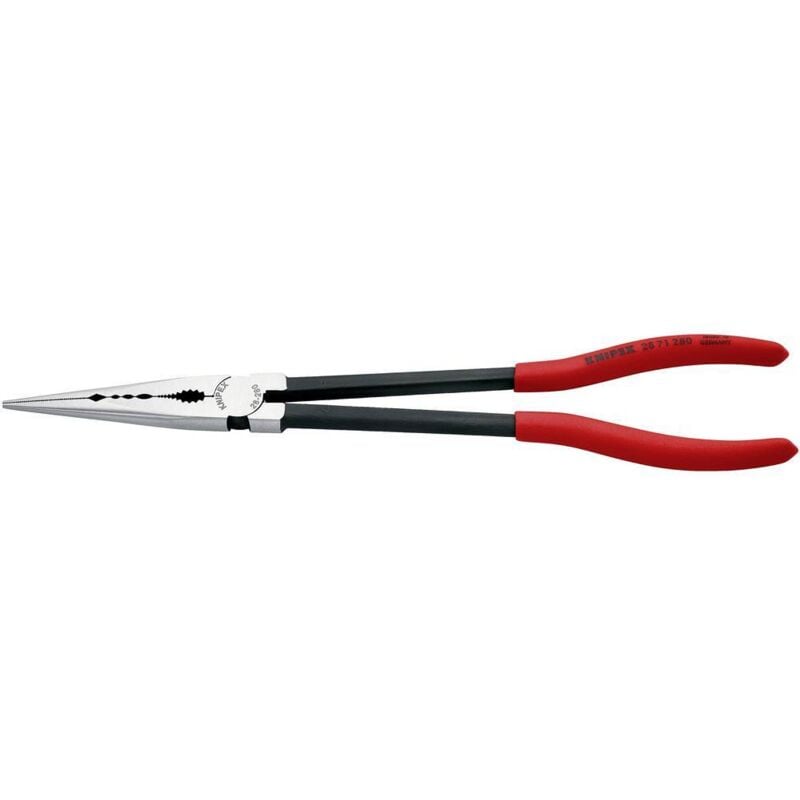 foto del prodotto knipex 28 71 280 pinza per meccanica con profili trasversali rivestiti in resina sintetica bonderizzata nera 280 mm