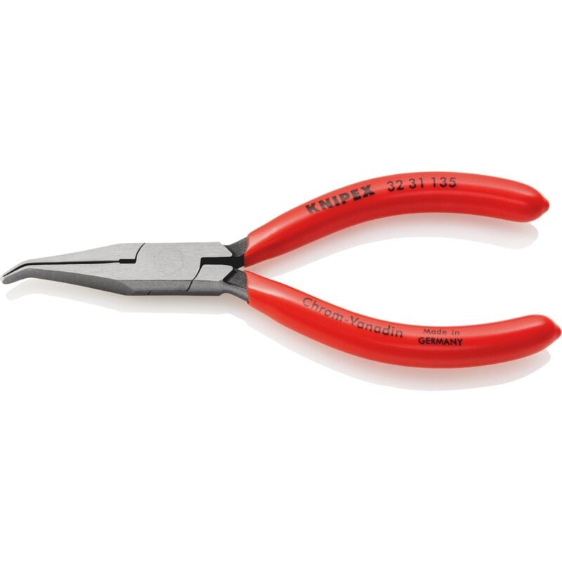 foto del prodotto knipex 32 31 135 pinza per elettronica rivestiti in resina sintetica bonderizzata nera 135 mm