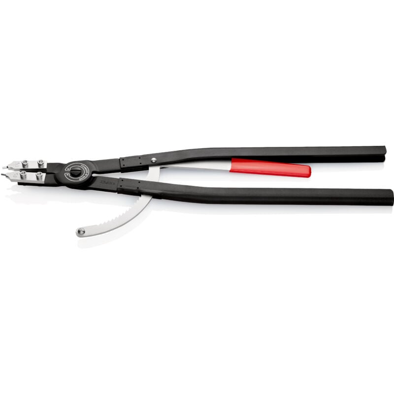 foto del prodotto knipex 44 10 j5 pinza per anelli di sicurezza per anelli di sicurezza interni a fori nera, verniciata a polvere 570 mm