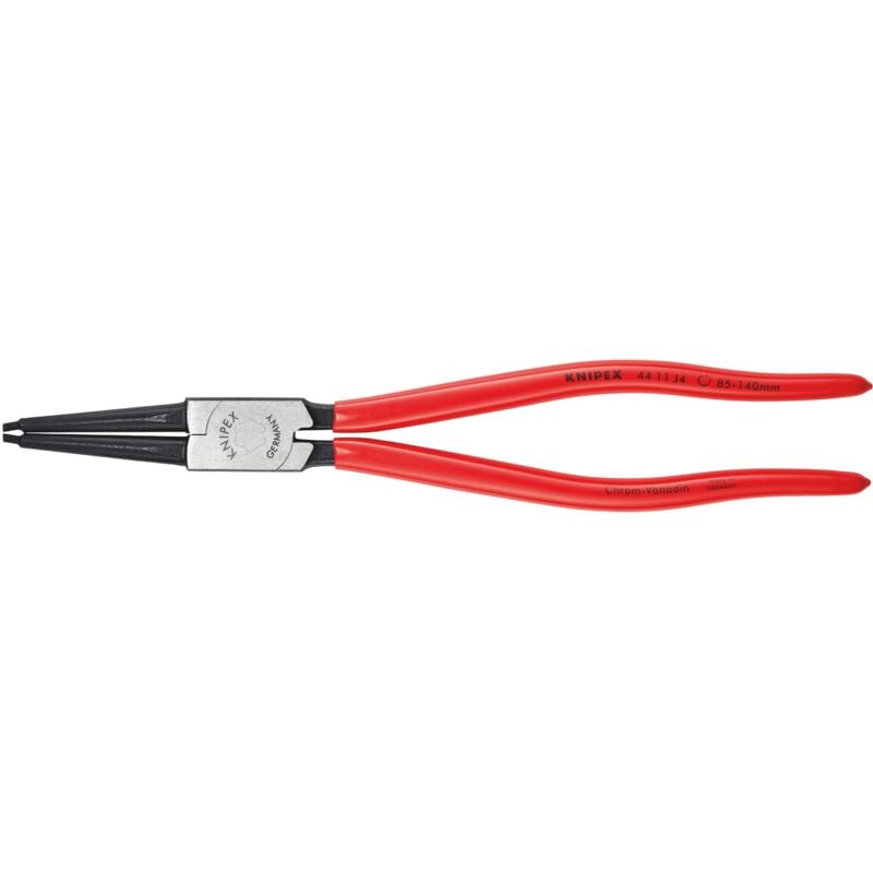 foto del prodotto knipex 44 11 j4 pinza per anelli di sicurezza per anelli di sicurezza interni a fori rivestiti in resina sintetica bonderizzata nera 320 mm