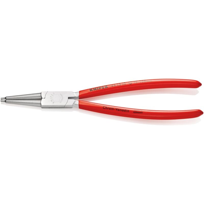 foto del prodotto knipex 44 13 j3 pinza per anelli di sicurezza per anelli di sicurezza interni a fori rivestiti in resina sintetica cromata 225 mm