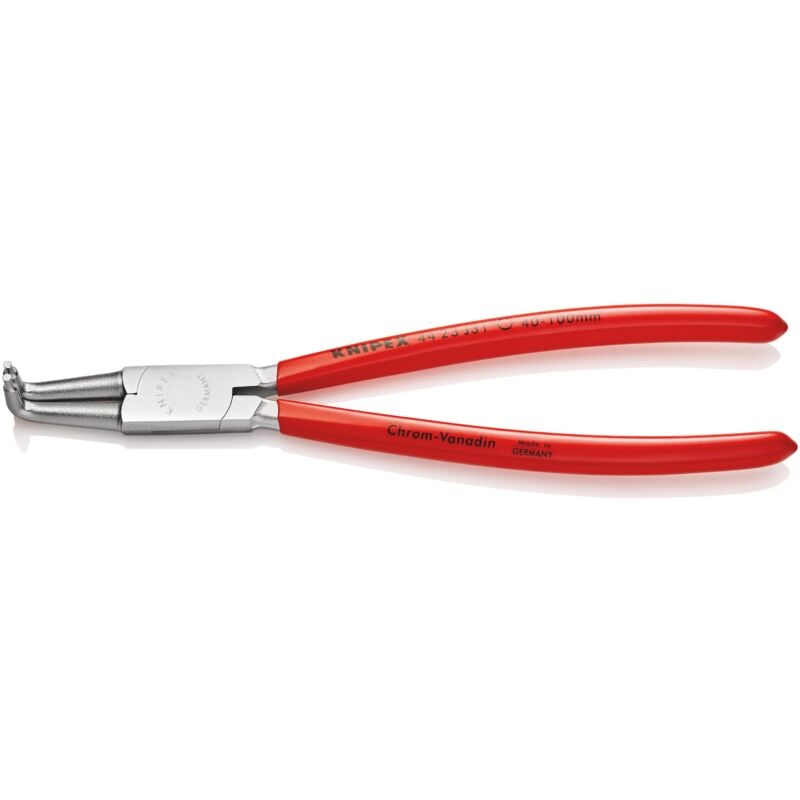 foto del prodotto knipex 44 23 j31 pinza per anelli di sicurezza per anelli di sicurezza interni a fori rivestiti in resina sintetica cromata 215 mm
