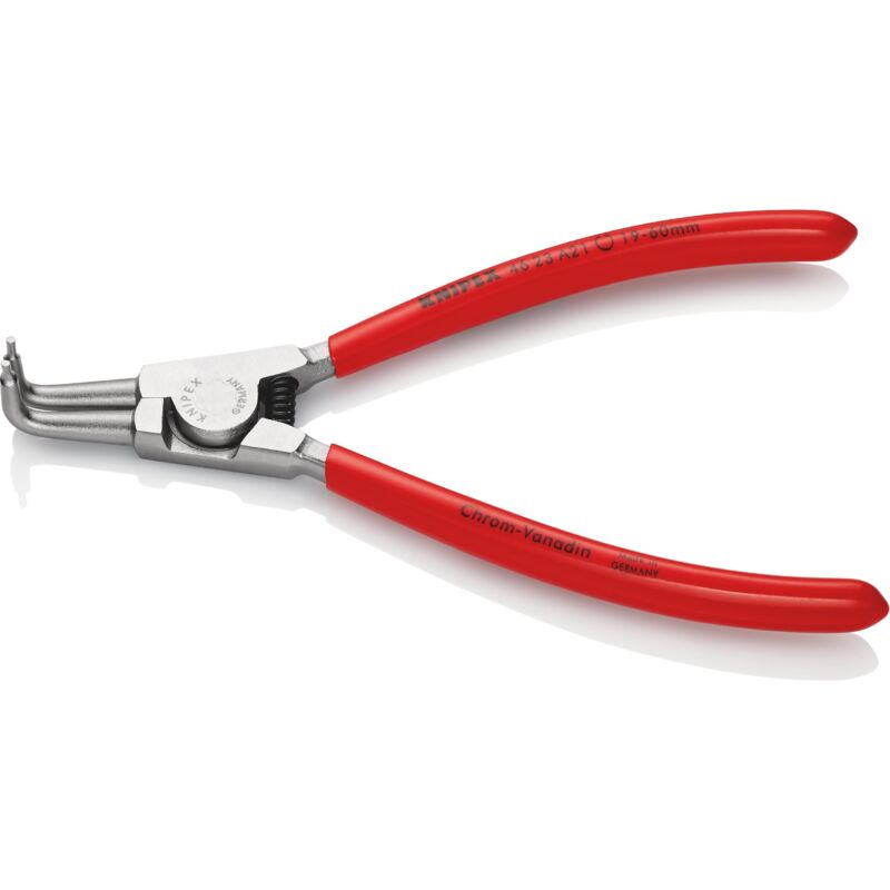 foto del prodotto knipex 46 23 a21 pinza per anelli di sicurezza per anelli di sicurezza esterni su alberi rivestiti in resina sintetica cromata 170 mm