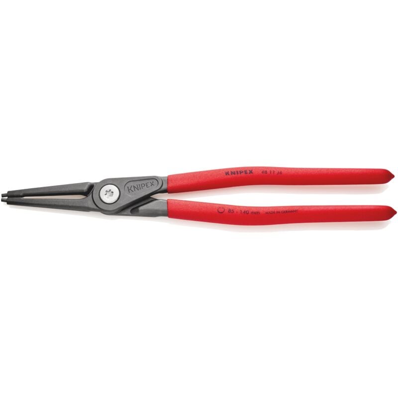 immagine 0 del prodotto knipex 48 11 j4 pinza di precisione per anelli di sicurezza per anelli di sicurezza interni a fori rivestiti in resina sintetica antiscivolo