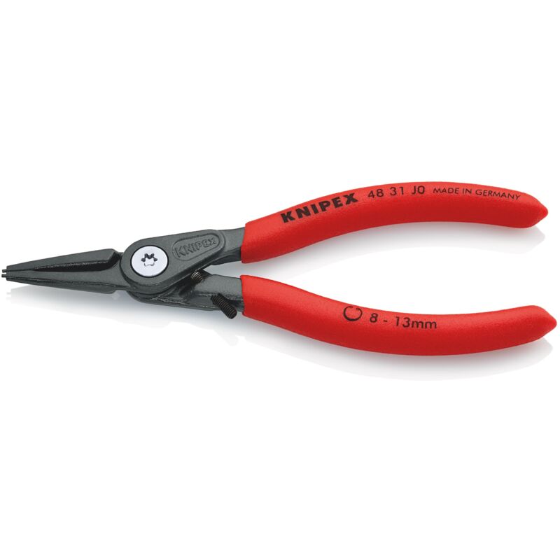 foto del prodotto knipex 48 31 j0 pinza di precisione per anelli di sicurezza per anelli di sicurezza interni a fori con meccanismo di limitazione apertura chiusura