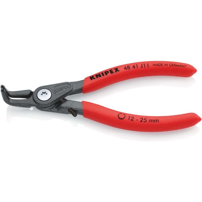 foto del prodotto knipex 48 41 j11 pinza di precisione per anelli di sicurezza per anelli di sicurezza interni a fori rivestiti in resina sintetica antiscivolo