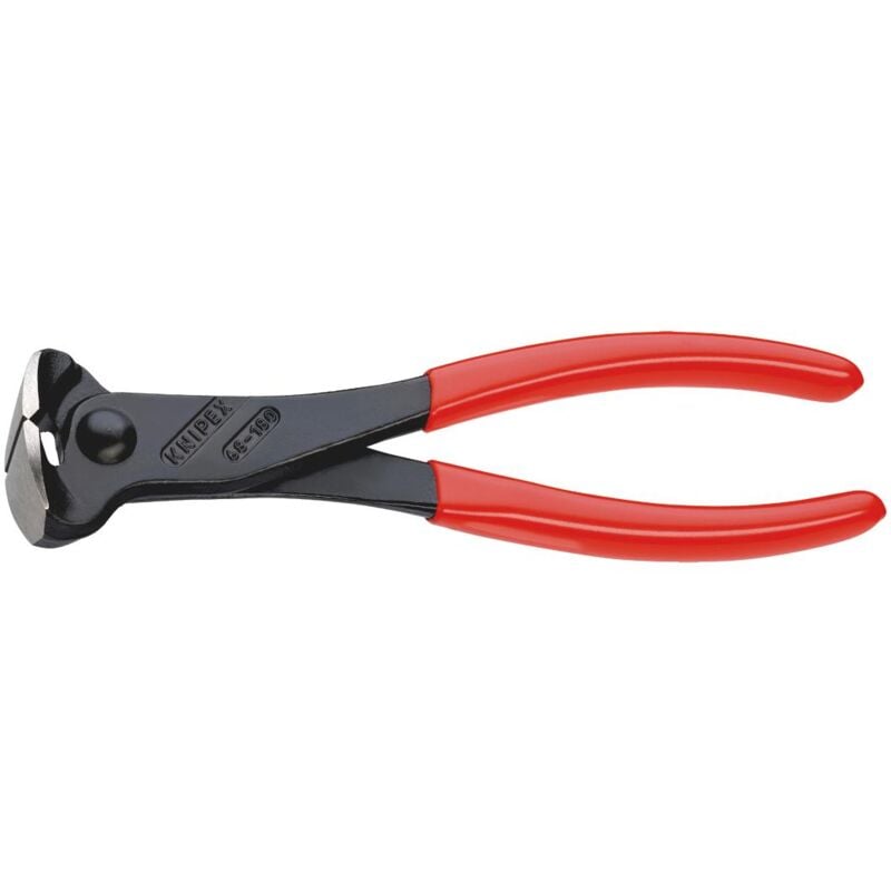 foto del prodotto knipex 68 01 180 ean tronchese per meccanica con tagliente frontale rivestiti in resina sintetica bonderizzata nera 180 mm