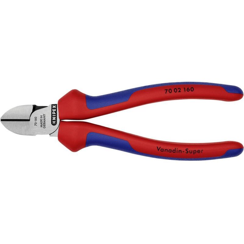 foto del prodotto knipex 70 02 160 officina e meccanica tronchese laterale con sfaccettatura 160 mm