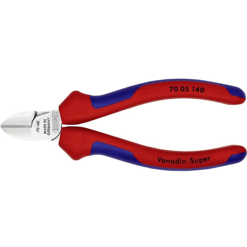 foto del prodotto knipex 70 05 140 officina e meccanica tronchese laterale con sfaccettatura 140 mm