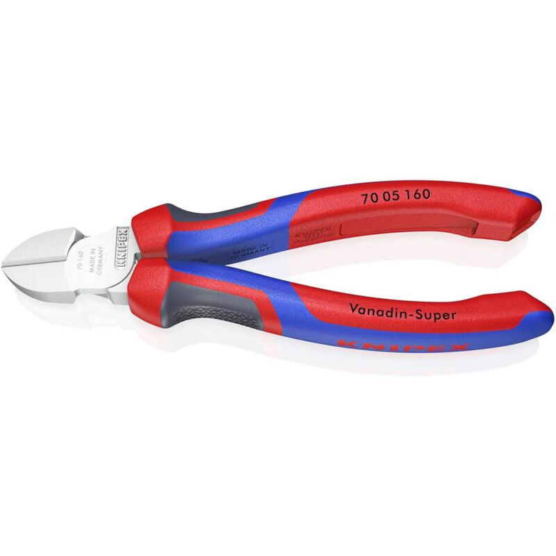 foto del prodotto knipex 70 05 160 officina e meccanica tronchese laterale con sfaccettatura 160 mm