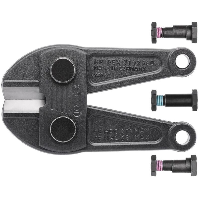foto del prodotto knipex 71 79 760 testa di ricambio per 71 72 760 completa di viti
