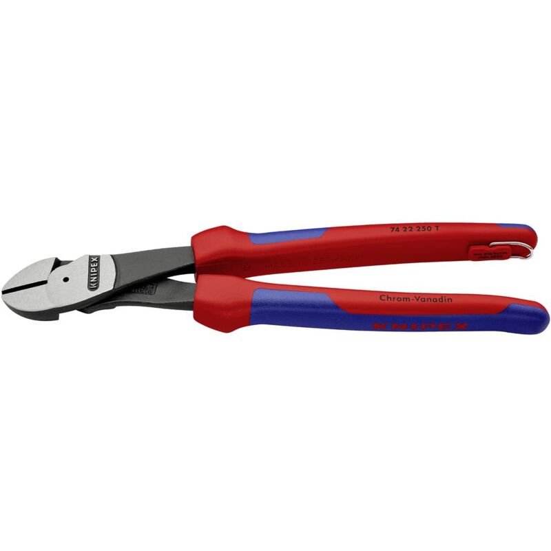 foto del prodotto knipex 74 22 250 t officina e meccanica tronchese con taglienti laterali tipo forte con anello di fissaggio 250 mm