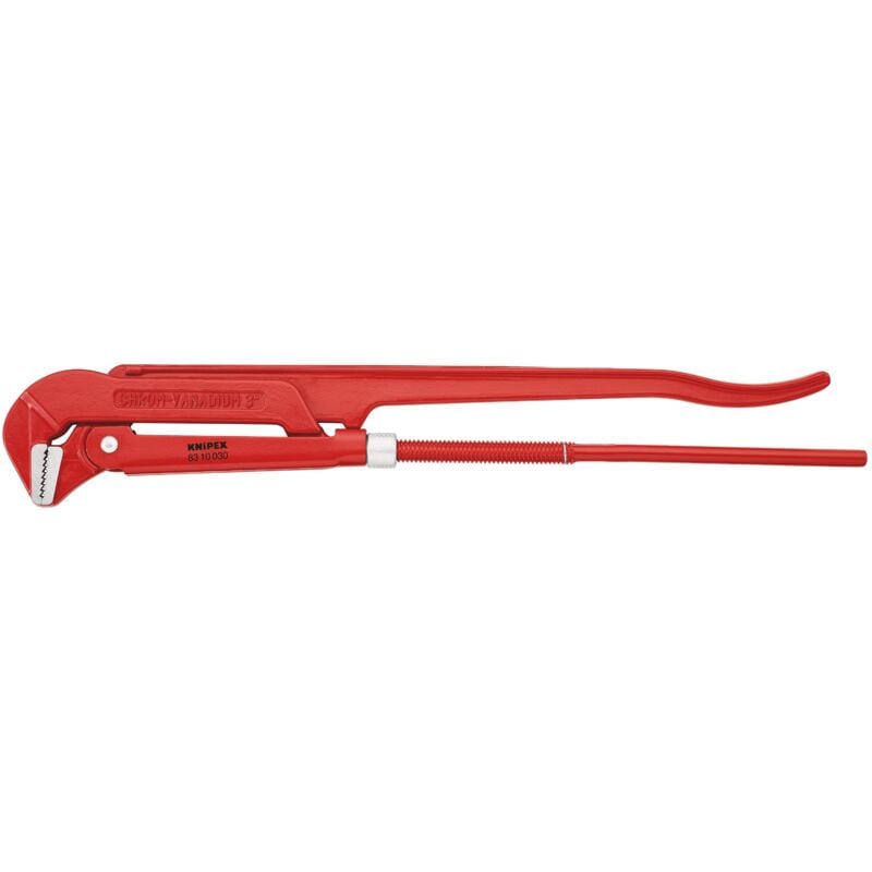 foto del prodotto knipex 83 10 030 giratubi con ganasce a 90 rossa, verniciata a polvere 650 mm