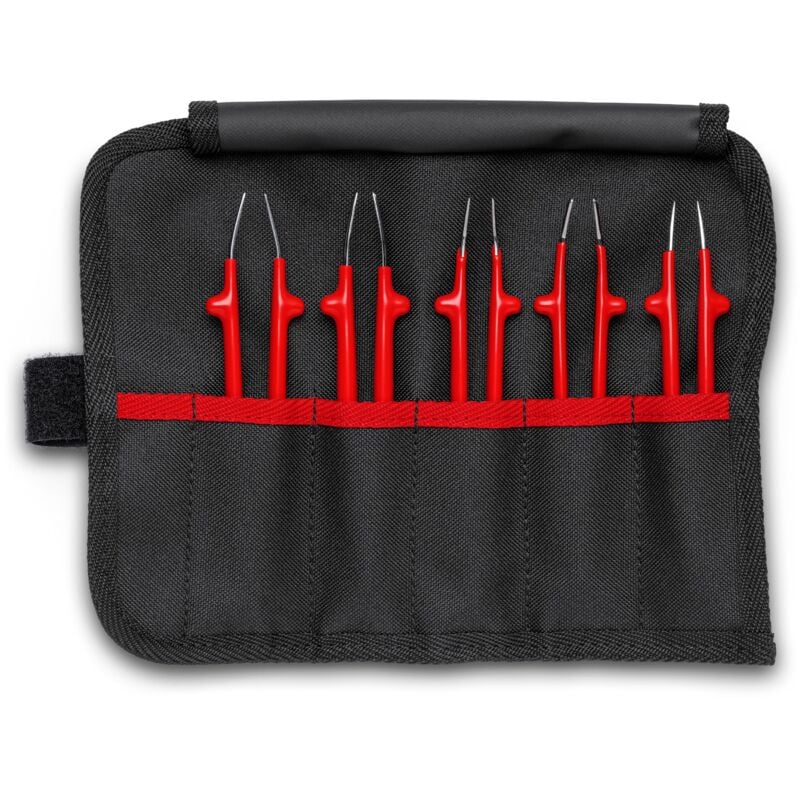 foto del prodotto knipex 92 00 04 set di pinzette universali isolati 5 pezzi