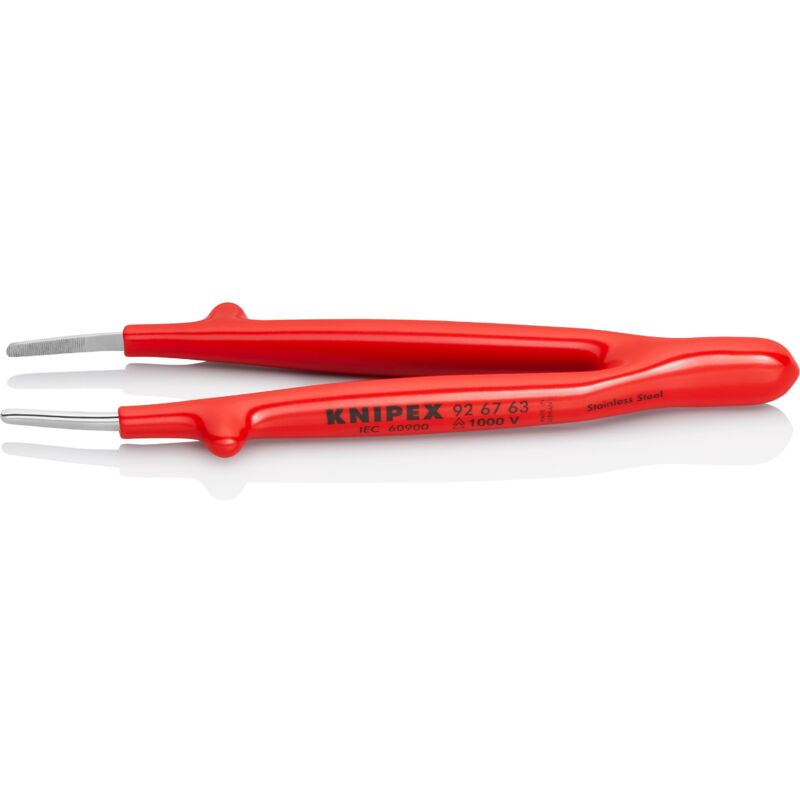 foto del prodotto knipex 92 67 63 pinzetta universale isolati isolate ad immersione 145 mm