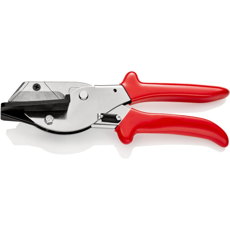 foto del prodotto knipex 94 15 215 ean cesoia per cavi a nastro rivestiti in resina sintetica cromata 215 mm