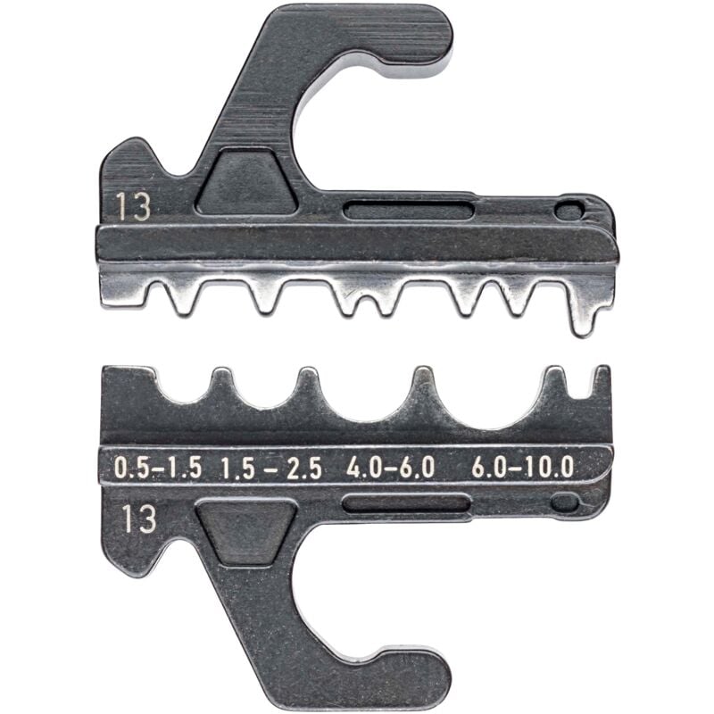 foto del prodotto knipex 97 39 13 matrice di crimpaggio per terminali femmina non isolati a compressione, tubolari e terminali a norma din 46234 e din 46235 cos 