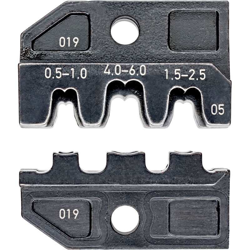 foto del prodotto knipex 97 49 05 matrice di crimpaggio per connettori a spina non isolati 4,8 6,3 mm