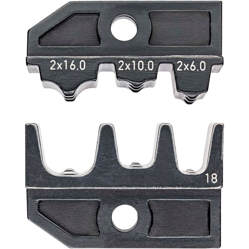 foto del prodotto knipex 97 49 18 matrice di crimpaggio per terminali a bussola twin