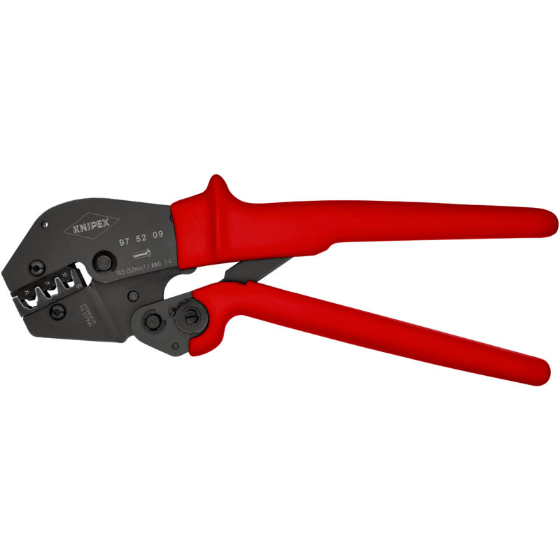foto del prodotto knipex - 97 52 09 pinza per capicorda anche per impiego con due mani rivestiti in resina sintetica antiscivolo brunita 250 mm