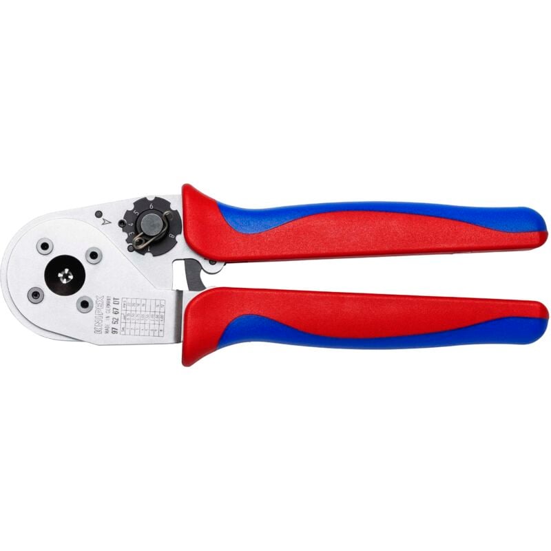 foto del prodotto knipex - 97 52 67 dt crimpatrice a quattro punzoni per contatti deutsch 230 mm