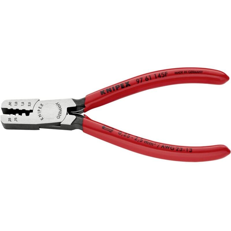 foto del prodotto knipex 97 61 145 f pinza crimpatrice boccola 0.25 fino a 2.5 mm 