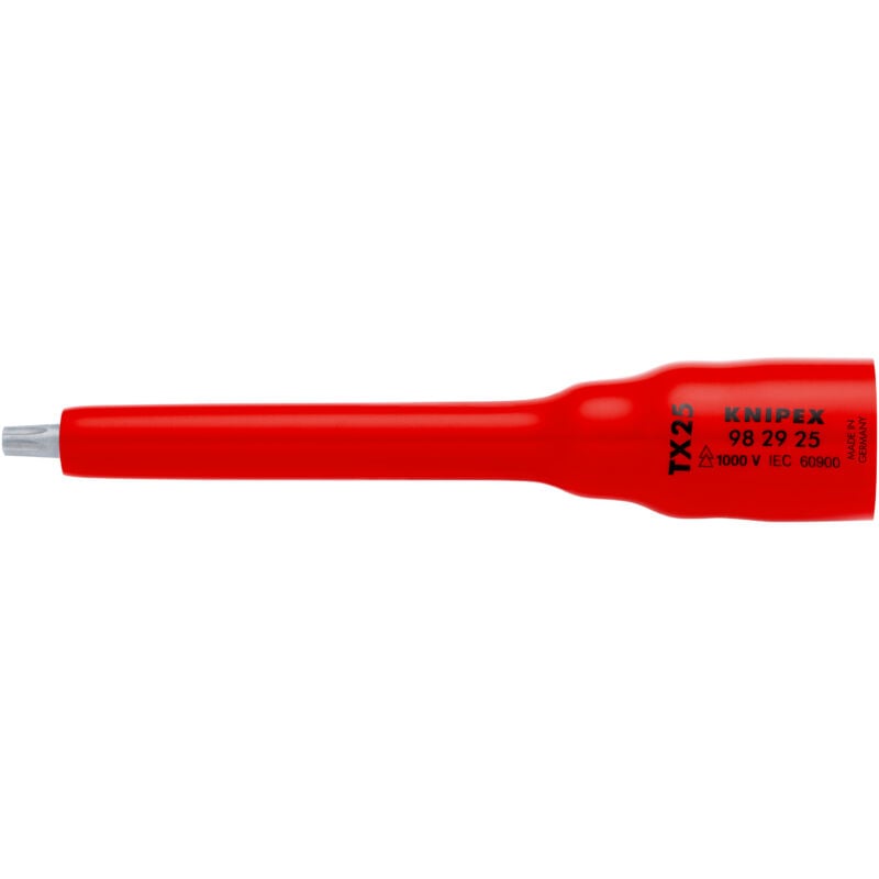 foto del prodotto knipex 98 29 25 chiave a bussola doppio esagono per tx25 123 mm