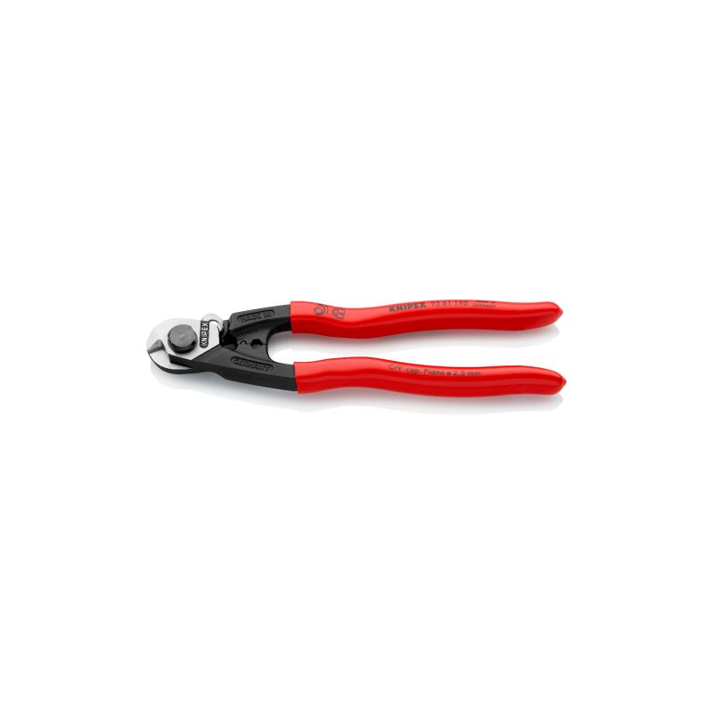 foto del prodotto knipex cesoia per funi, cavi e trefoli 190 mm