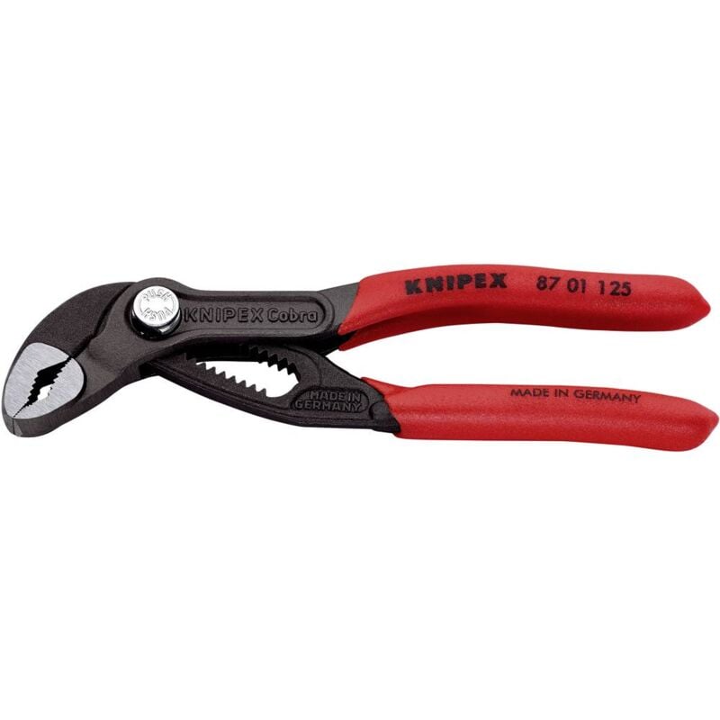 foto del prodotto knipex cobra 87 01 125 pinza regolabile per tubi e dadi dimensione chiave metrica 27 mm 125 mm