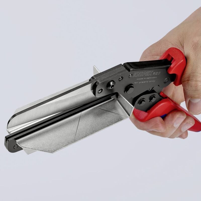 foto del prodotto knipex forbici per plastica adatto per isolamento canali porta cavi 4 mm 95 02 21