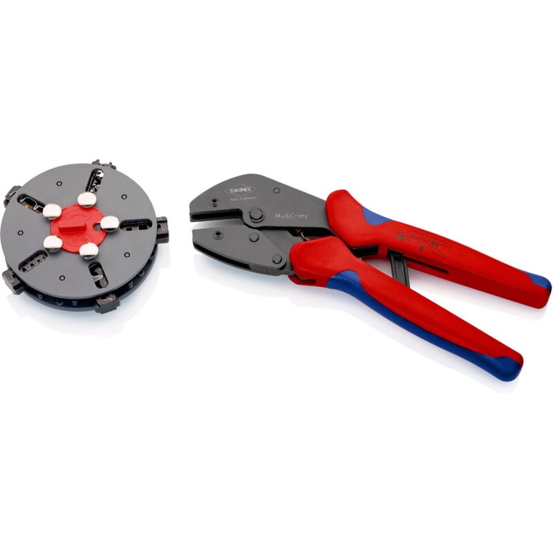 foto del prodotto knipex multicrimp 97 33 02 pinza crimpatrice spina aperta non isolata, capocorda isolato, connettori a spina isolato, b