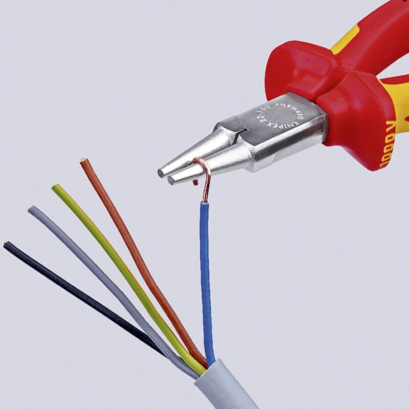 foto del prodotto knipex pinza a becchi tondi dritti vde 160 mm 22 06 160
