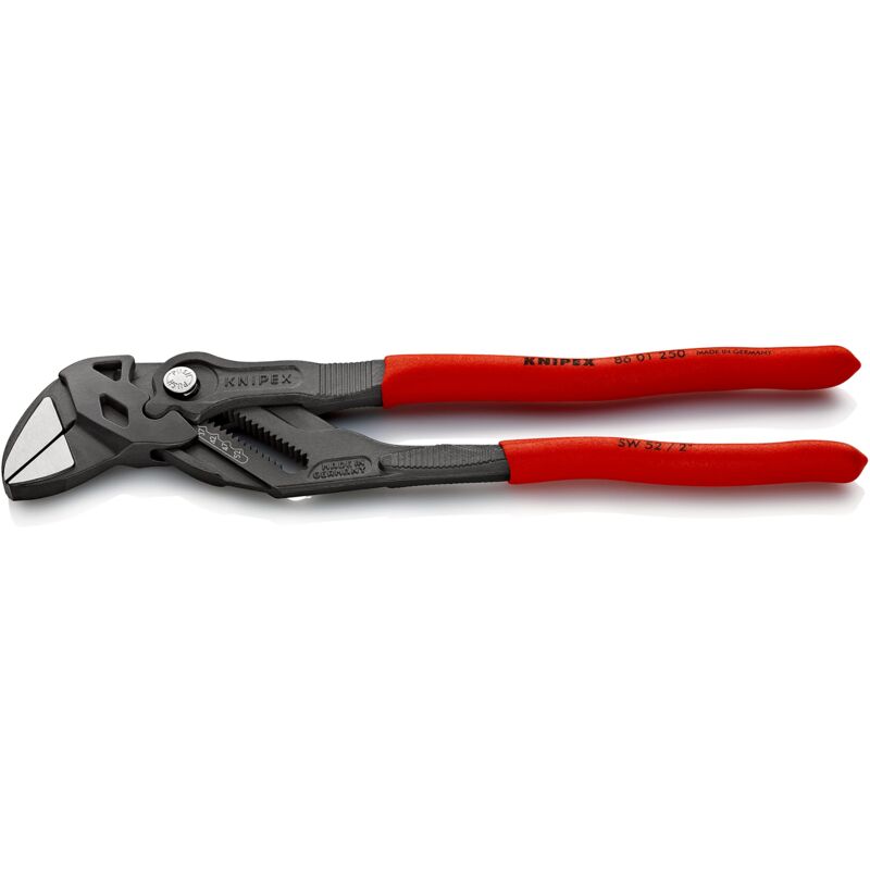 foto del prodotto knipex pinza chiave pinza e chiave in un unico utensile bonderizzata grigia, rivestiti in resina sintetica antiscivolo 250 mm confezione