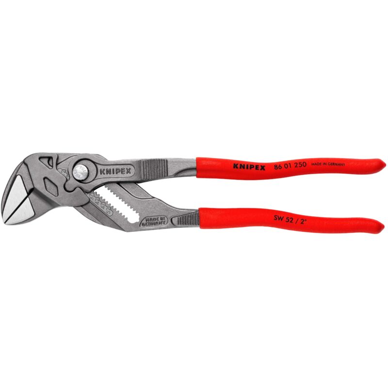 foto del prodotto knipex - pinza chiave pinza e chiave in un unico utensile bonderizzata grigia, rivestiti in resina sintetica antiscivolo 250 mm (confezione self-service/blister) 86 01 250 sb