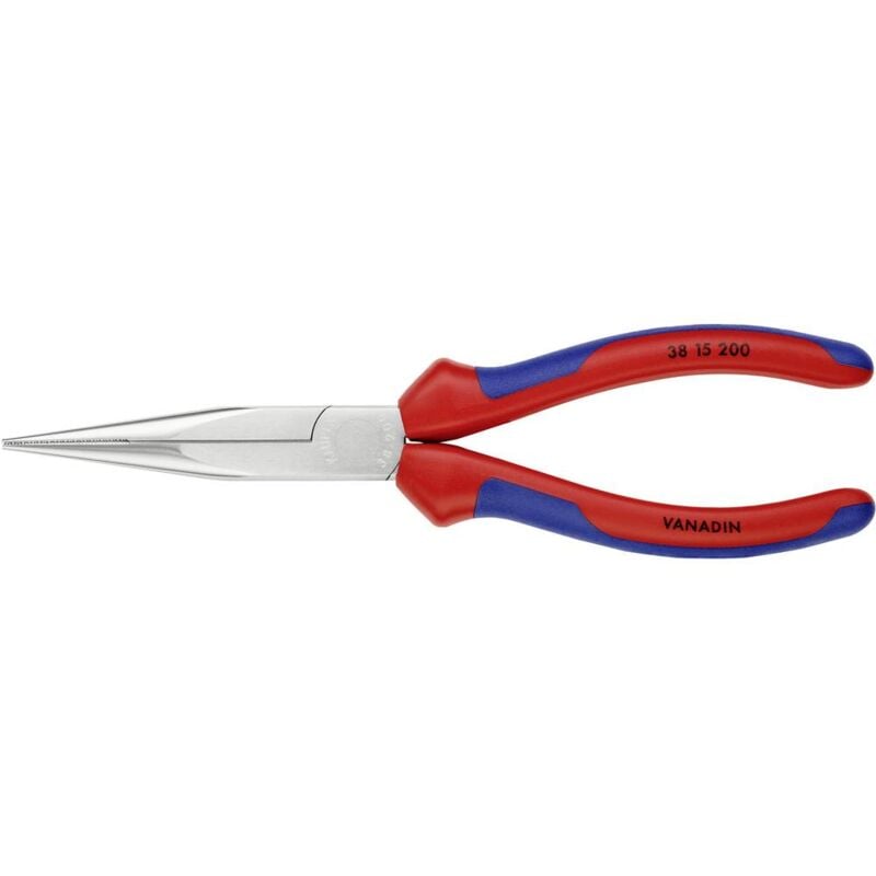 foto del prodotto knipex pinza con becchi mezzotondi dritti elettronica e meccanica di precisione 200 mm 38 15 200