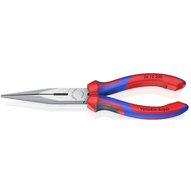 foto del prodotto knipex pinza con becchi mezzotondi dritti officina e meccanica 200 mm 26 12 200