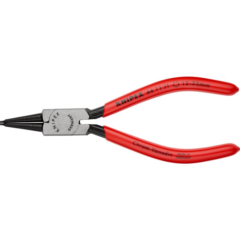 foto del prodotto knipex pinza per anelli di sicurezza per anelli di sicurezza interni a fori bonderizzata nera, rivestiti in resina sintetica 140 mm confezione