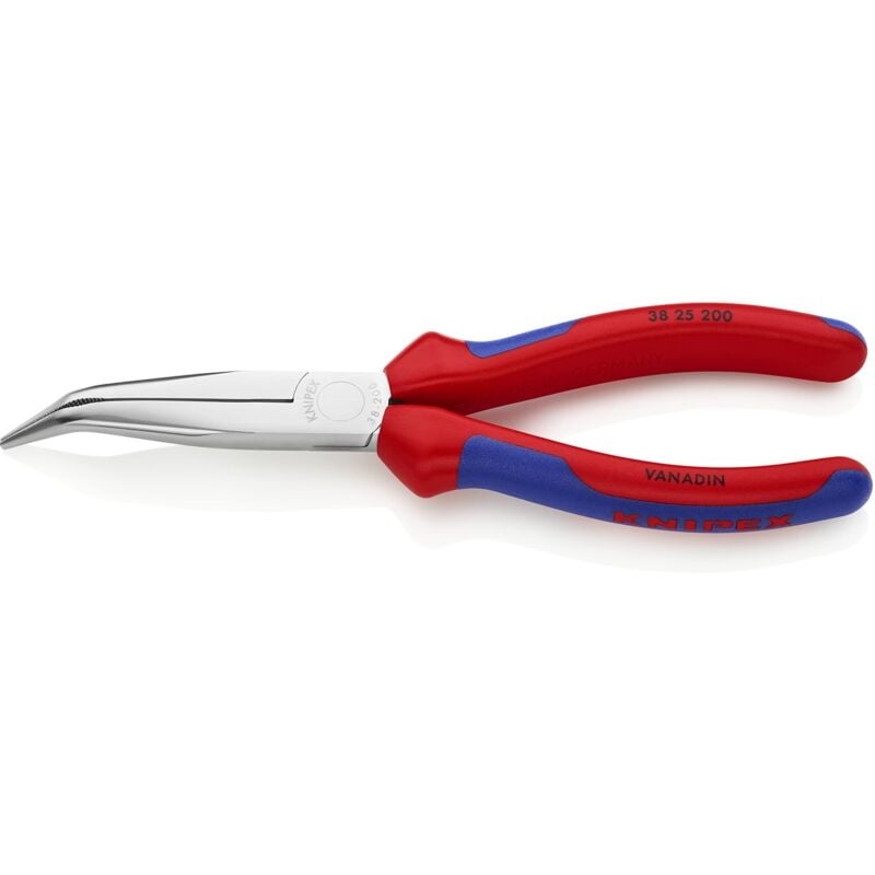 foto del prodotto knipex pinza per meccanica cromata, rivestiti in materiale bicomponente 200 mm 38 25 200