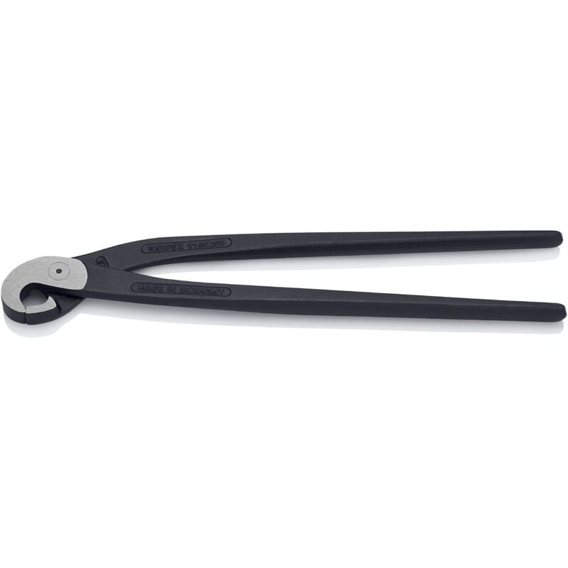 foto del prodotto knipex pinza per piastrellisti pinza a becco di pappagallo bonderizzata nera 200 mm confezione self service blister 91 00 200 sb